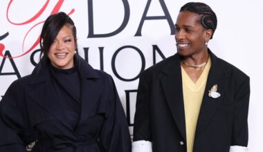 Rihanna and A$AP Rocky Arrive Hand-in-Hand to 2025 CFDA Awards