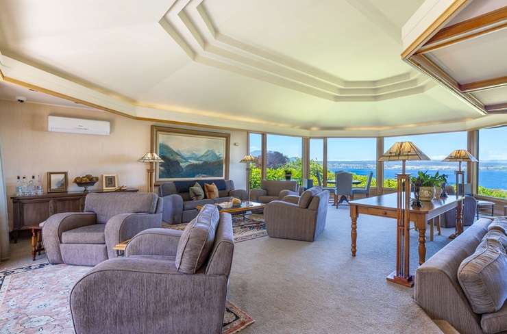 Shirley and Gary Akers are selling Lake Taupō Lodge, in Acacia Bay, after deciding now is the time to retire Photo / Supplied