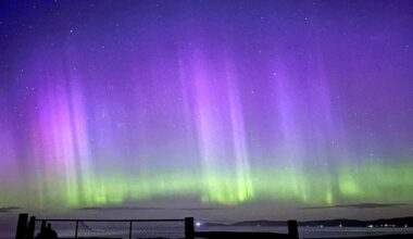 Enjoying the ‘pretty lights’: aurora ‘clearly visible to naked eye’