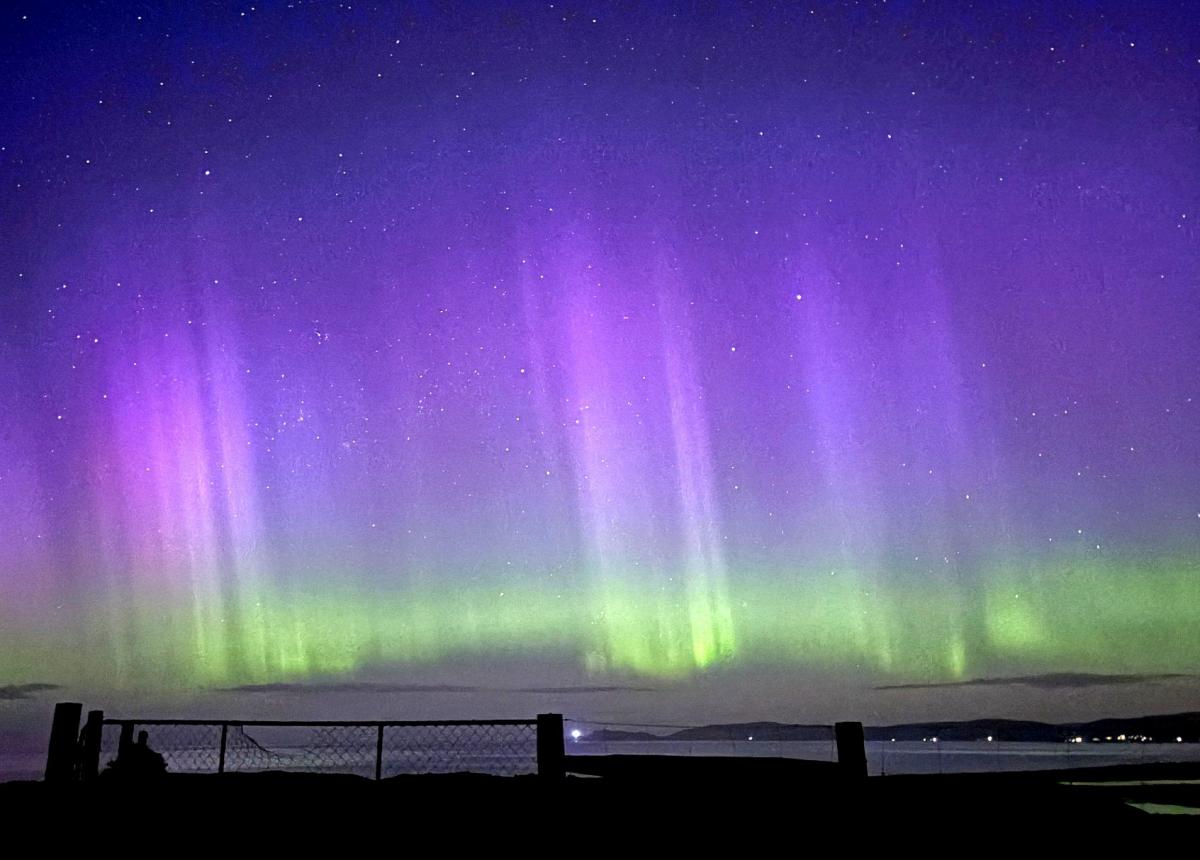 Enjoying the ‘pretty lights’: aurora ‘clearly visible to naked eye’