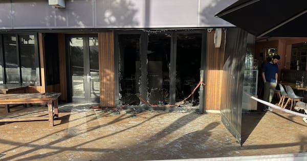 Owners 'devastated' after suspicious blaze guts café in Auckland's Orewa