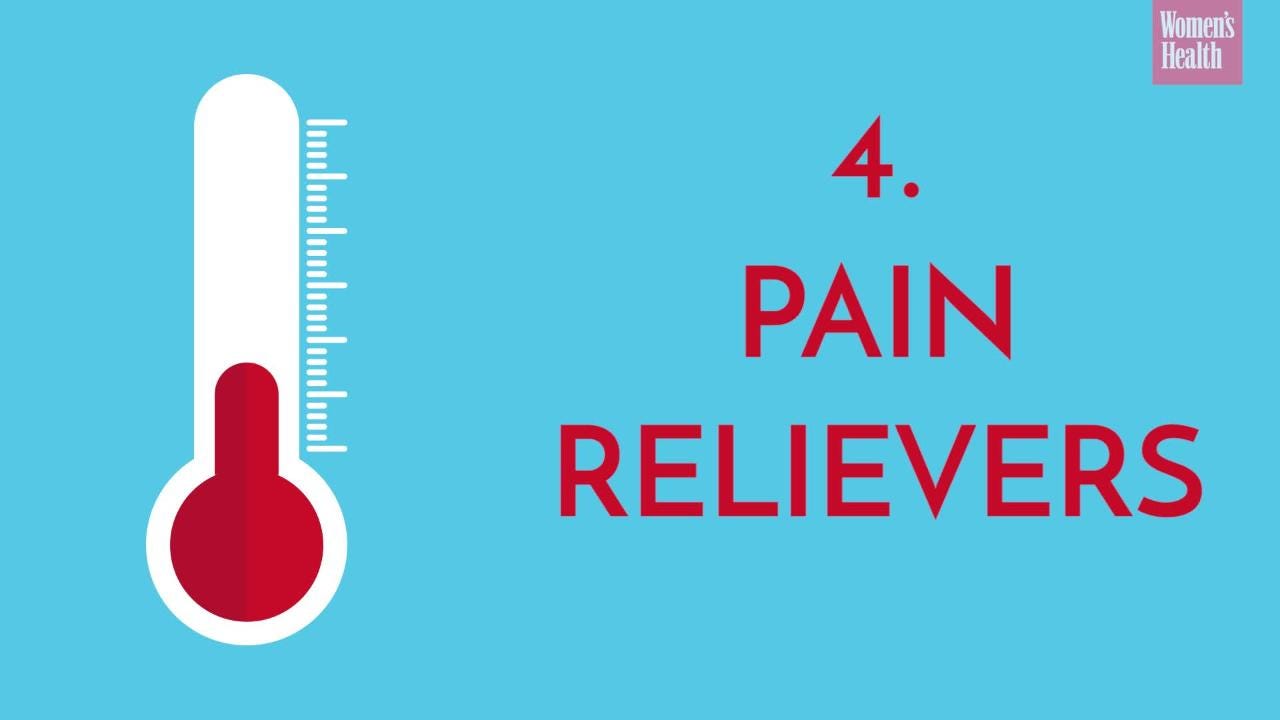 woman with stomach pain staying home