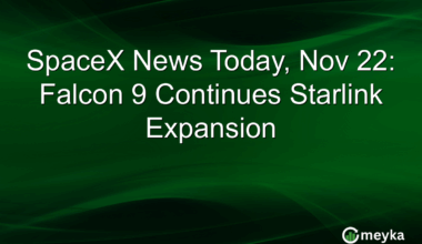 SpaceX News Today, Nov 22: Falcon 9 Continues Starlink Expansion