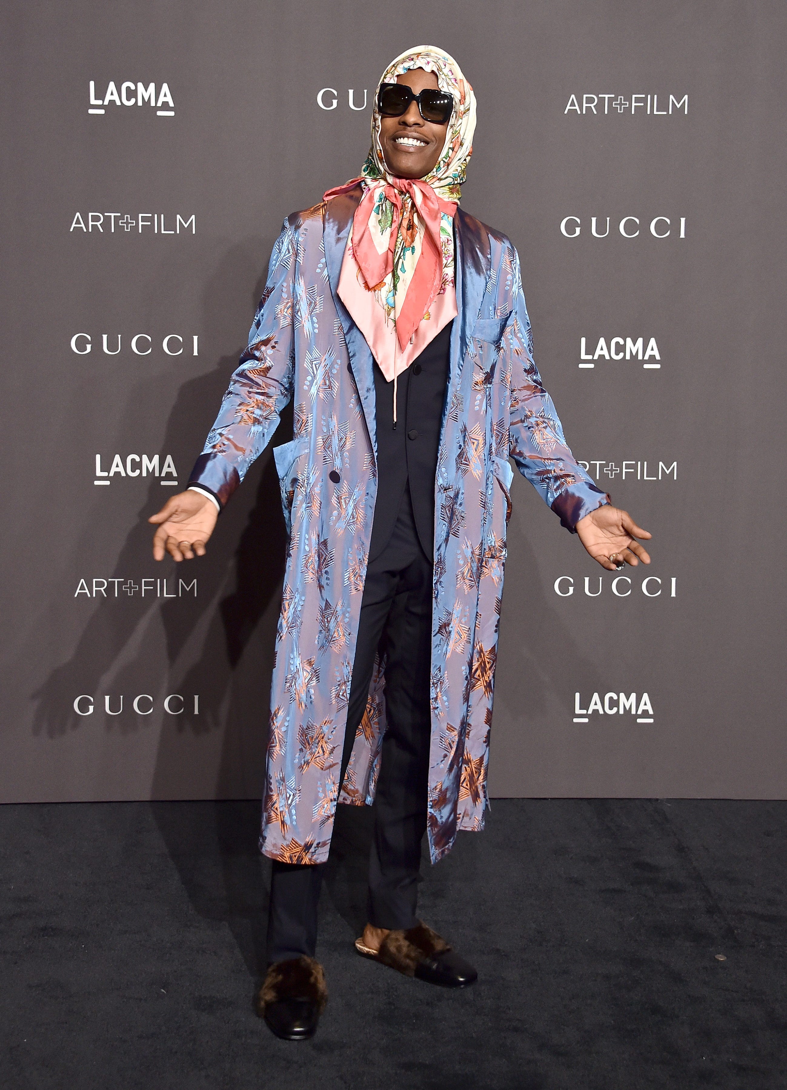 los angeles, ca november 03: a$ap rocky arrives at the 2018 lacma art + film gala at lacma on november 3, 2018 in los angeles, california. (photo by gregg deguire/wireimage)