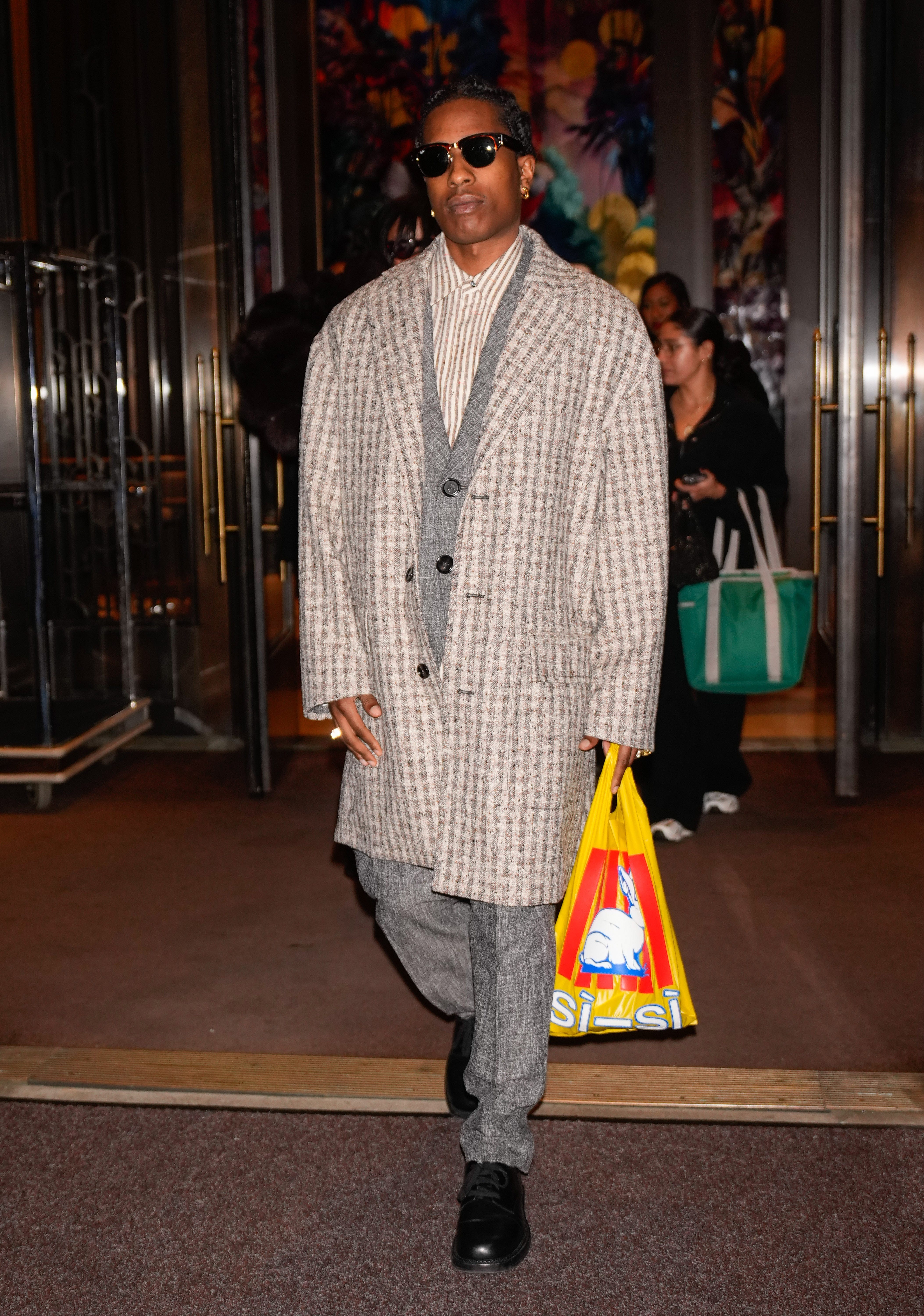 new york, ny october 04: asap rocky is seen on october 4, 2024 in new york city. (photo by xny/star max/gc images)