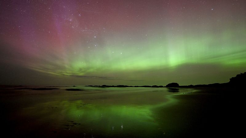 In pictures: Auroras light the sky during solar storms