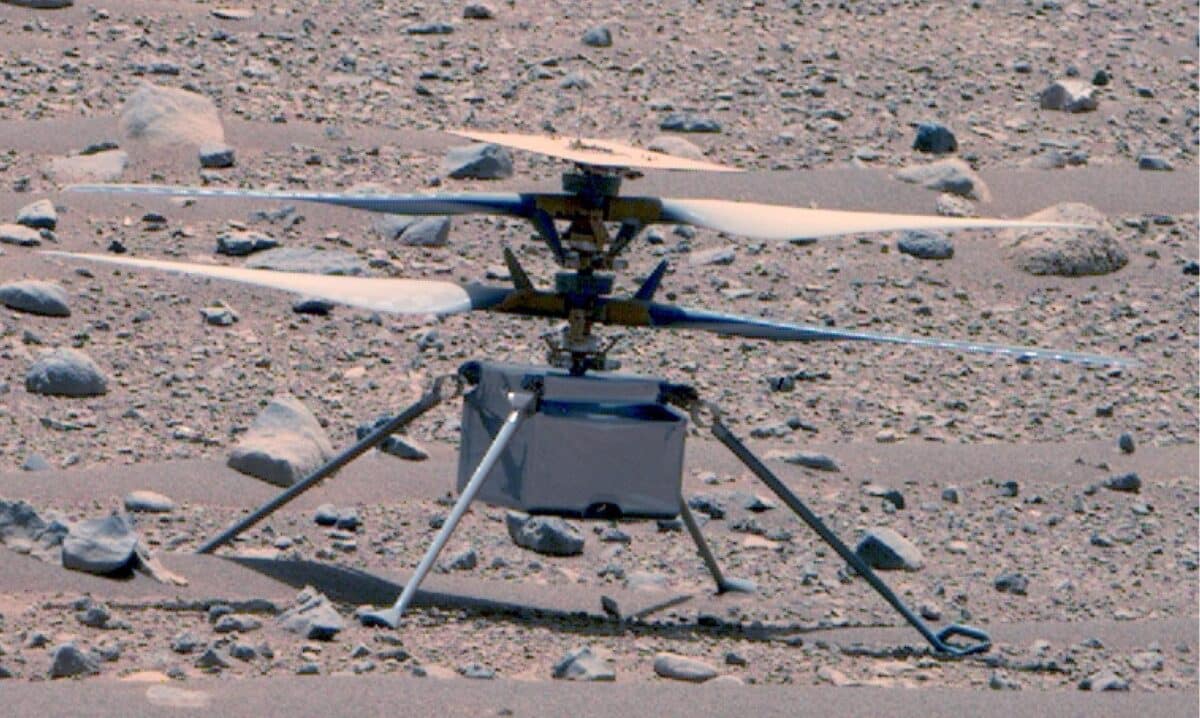 Image Of Nasa's Ingenuity Mars Helicopter