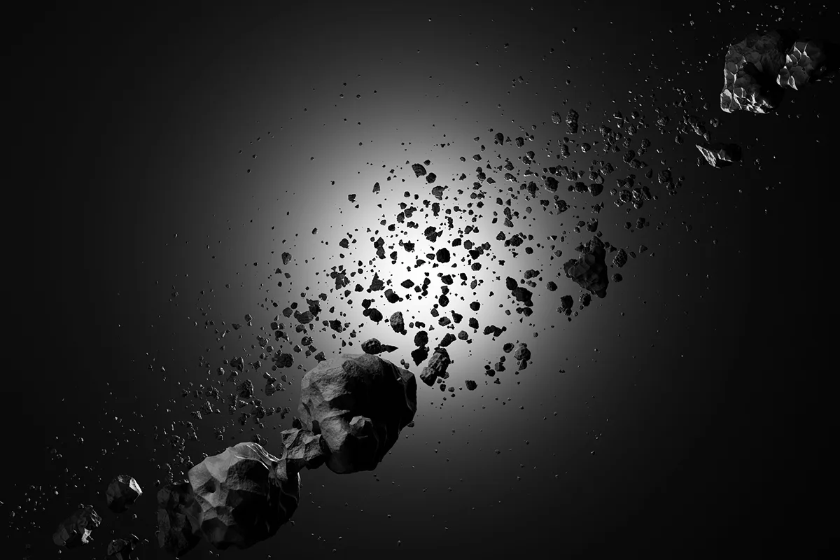 Interstellar rocks from deep space. Credit: Dragon Claws / Getty Images