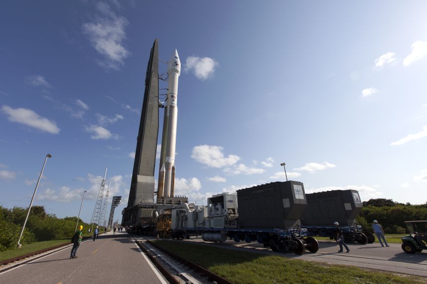 The United Launch Alliance Atlas V rocket that took the OSIRIS-REx spacecraft into space, at Cape Canaveral Air Force Station in Florida on September 8, 2016.