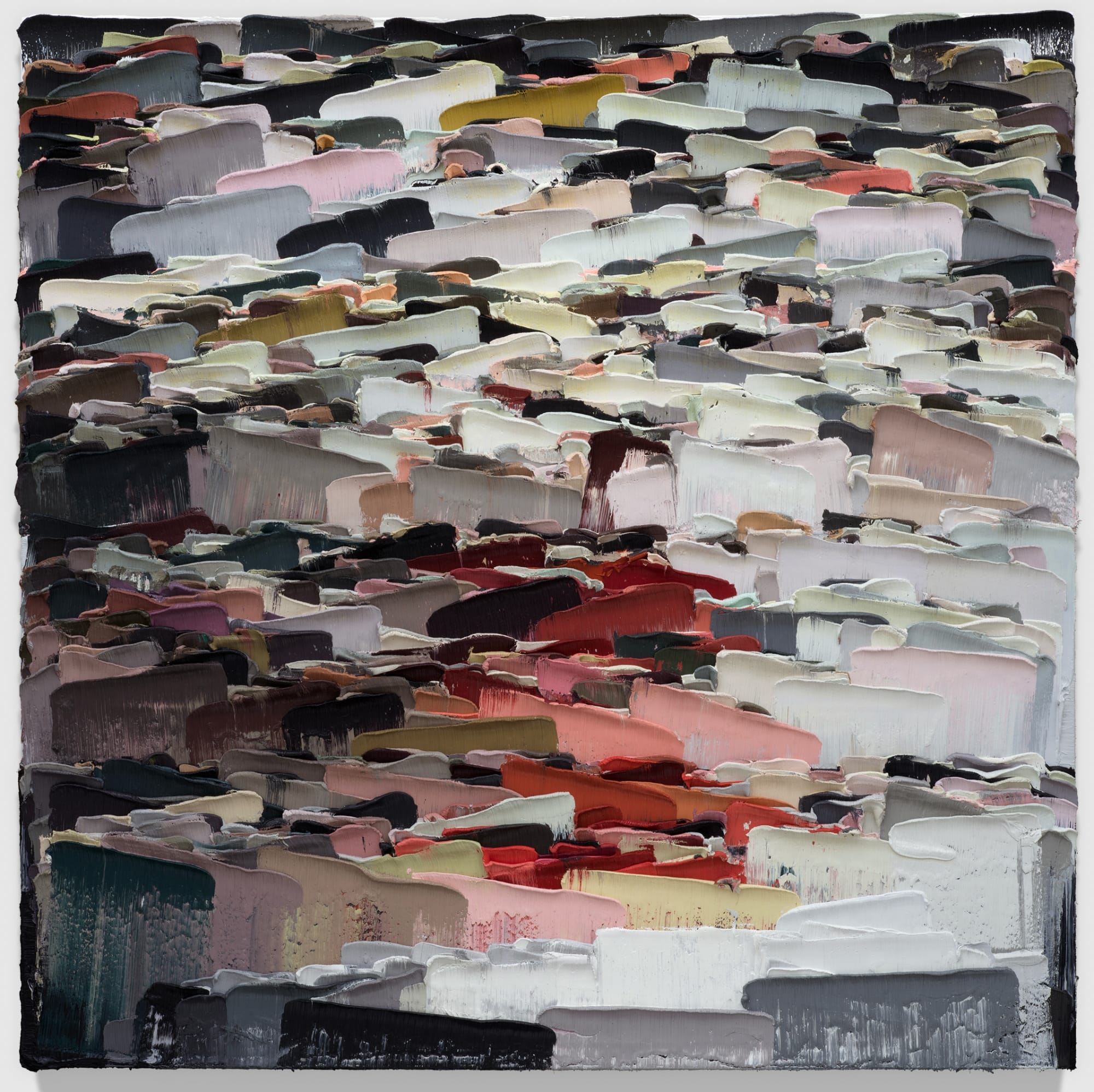 an abstract impasto painting by Li Songsong