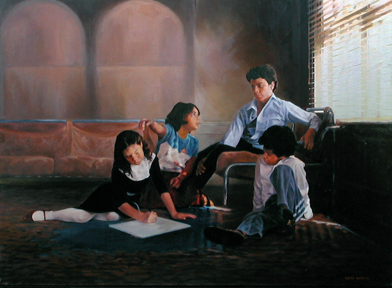 Paintings by Nigel Van Wieck