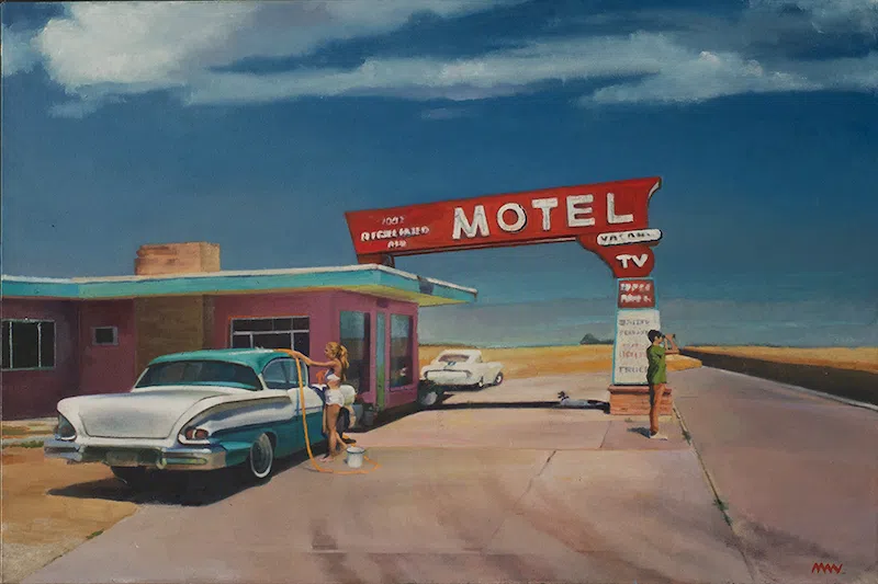 Paintings by Nigel Van Wieck