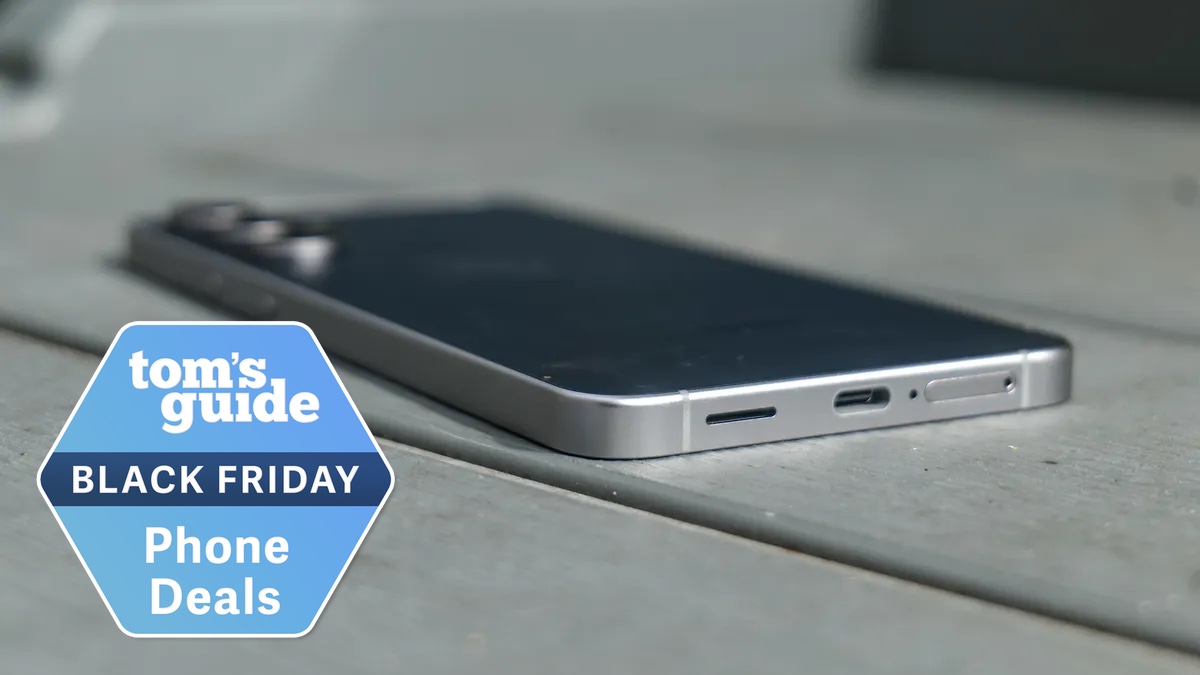 galaxy s25 fe with black friday badge