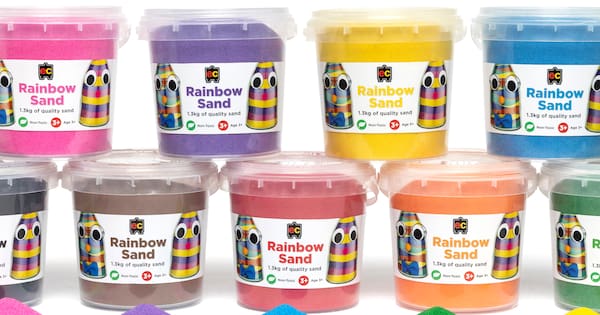 What's the risk to kids from asbestos found in coloured sand?