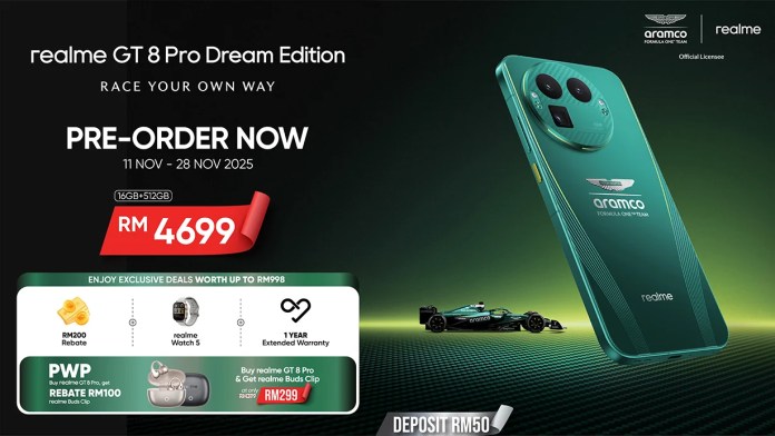 realme GT 8 Pro pre-order price Malaysia 2