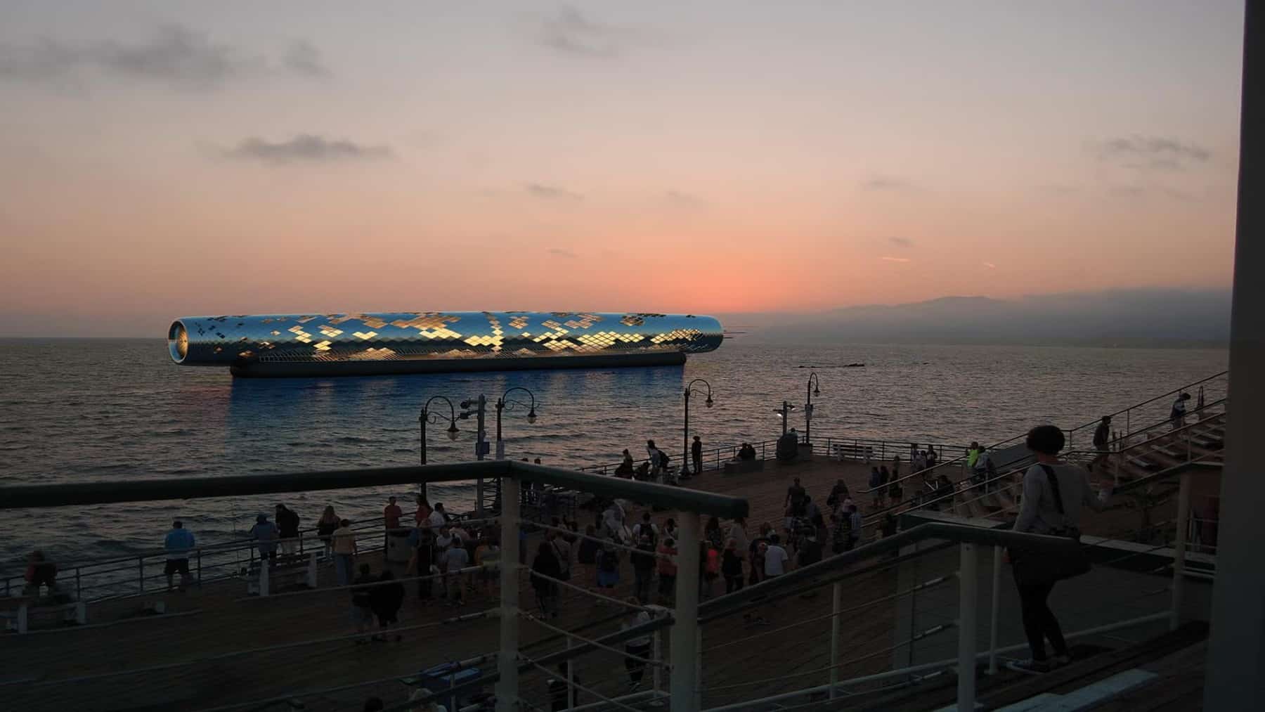 The Pipe solar power desalination plant