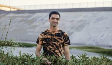 A guerrilla gardener installs a pop-up wetland in the LA River : NPR