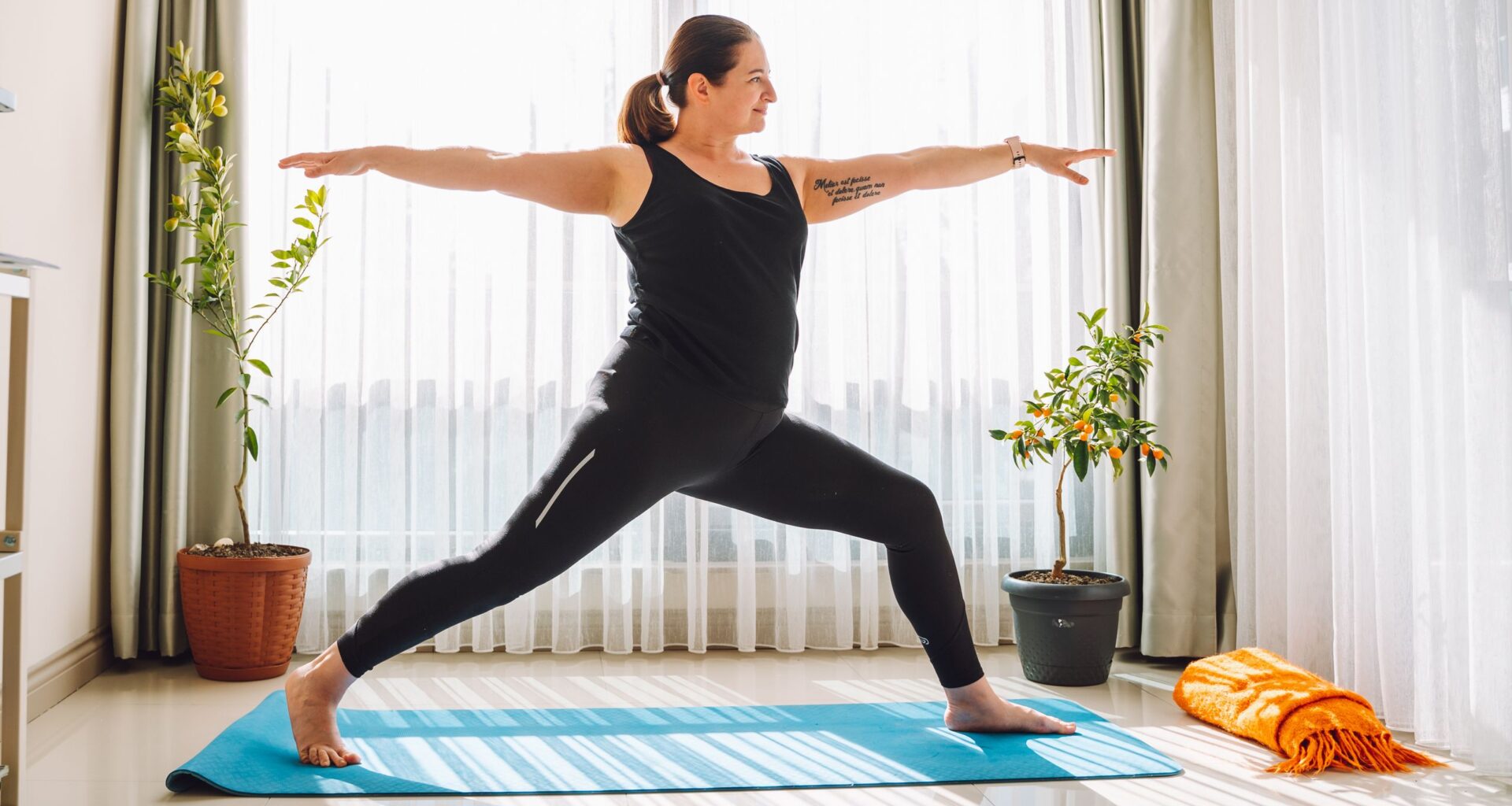 A yoga teacher says you don't have to get on the floor to increase your mobility, try these three standing poses instead