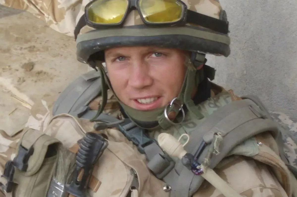 Dean Upson during his time in the army