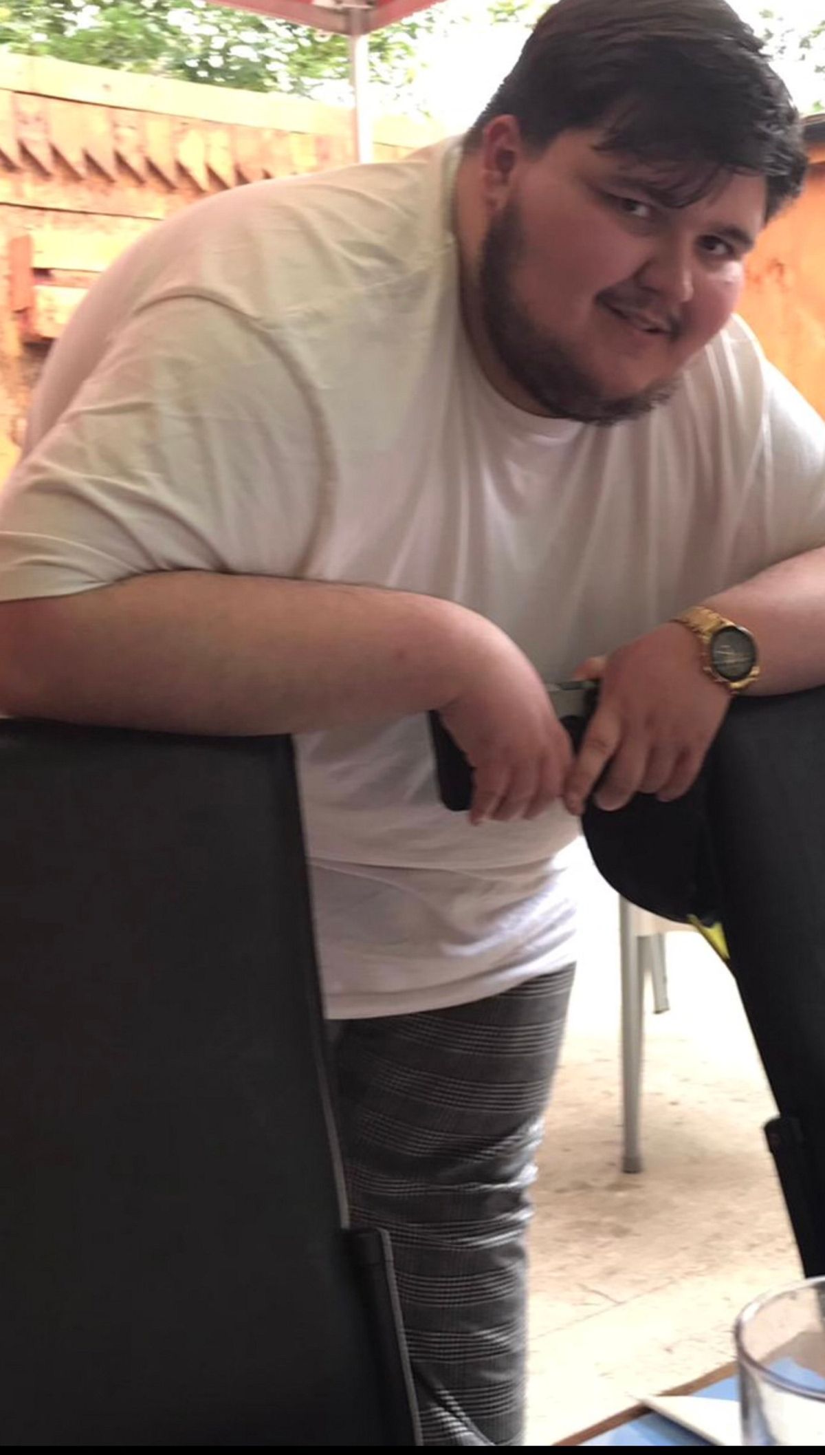 George had been eating too much from childhood