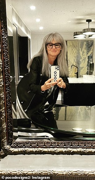 Charlotte O'Neil - wife of superyacht broker and Rose Bay marina owner Denis O'Neil - turned to Seed Flora to create her unique 'floating' Christmas tree, featuring black flowers and tulle