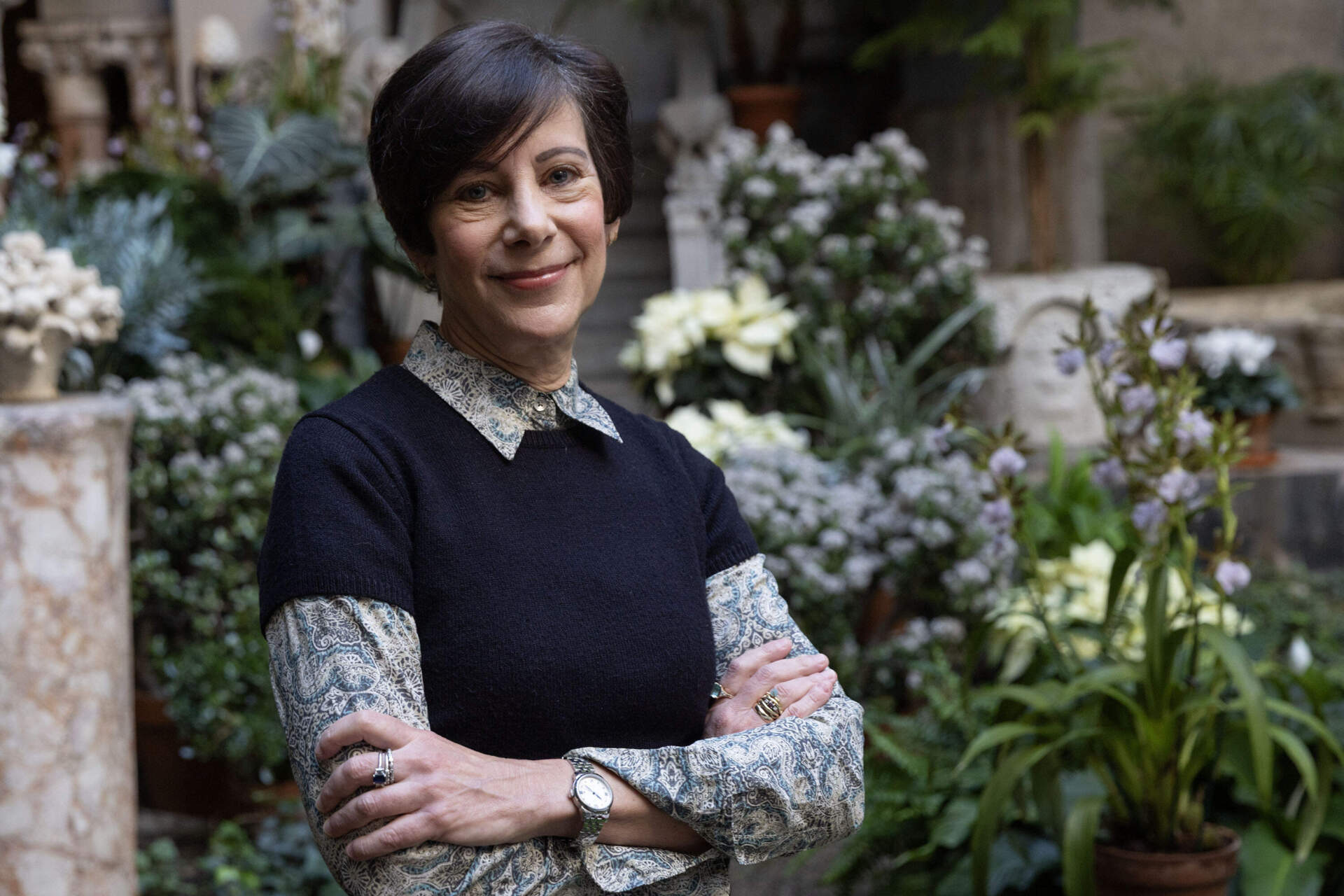 Peggy Fogelman, director of the Isabella Stewart Gardner Museum in Boston. (Robin Lubbock/WBUR)