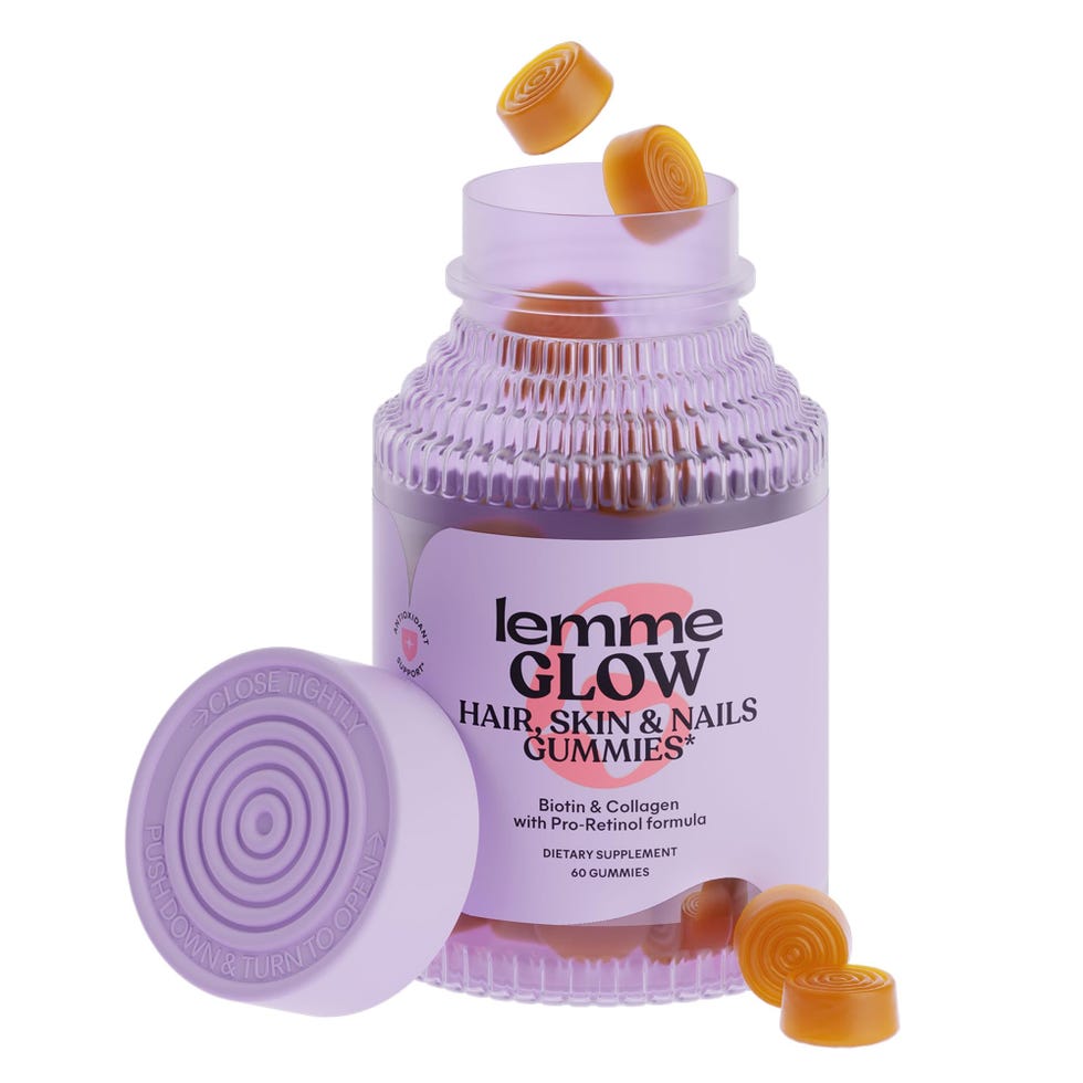 Glow Hair, Skin, and Nails Gummies
