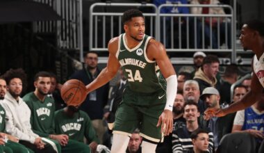 Bucks' Giannis Antetokounmpo sent for MRI on right calf injury
