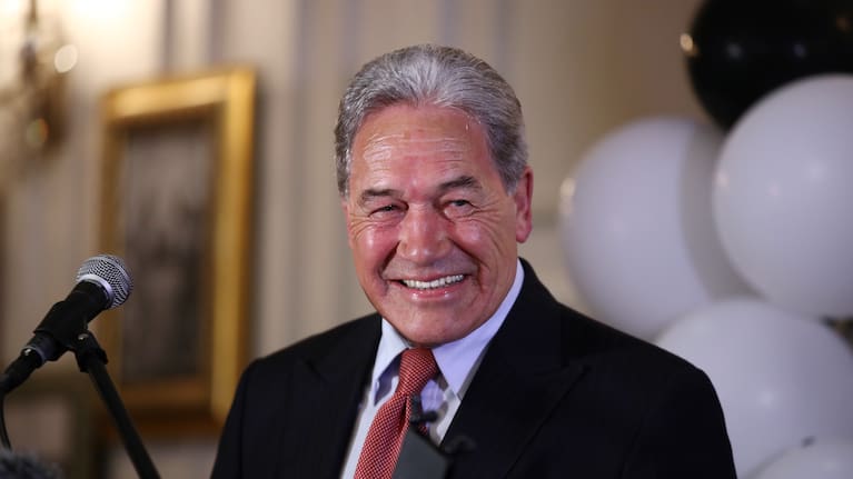 New Zealand First Leader Winston Peters.
