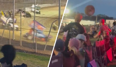 Speedway news: Wheel flies into crowd during Avalon Sprintcar race