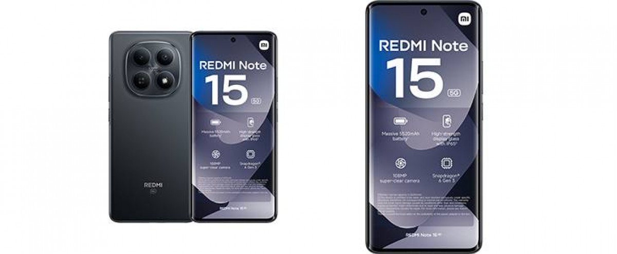 Redmi Note 15 (5G) in Black
