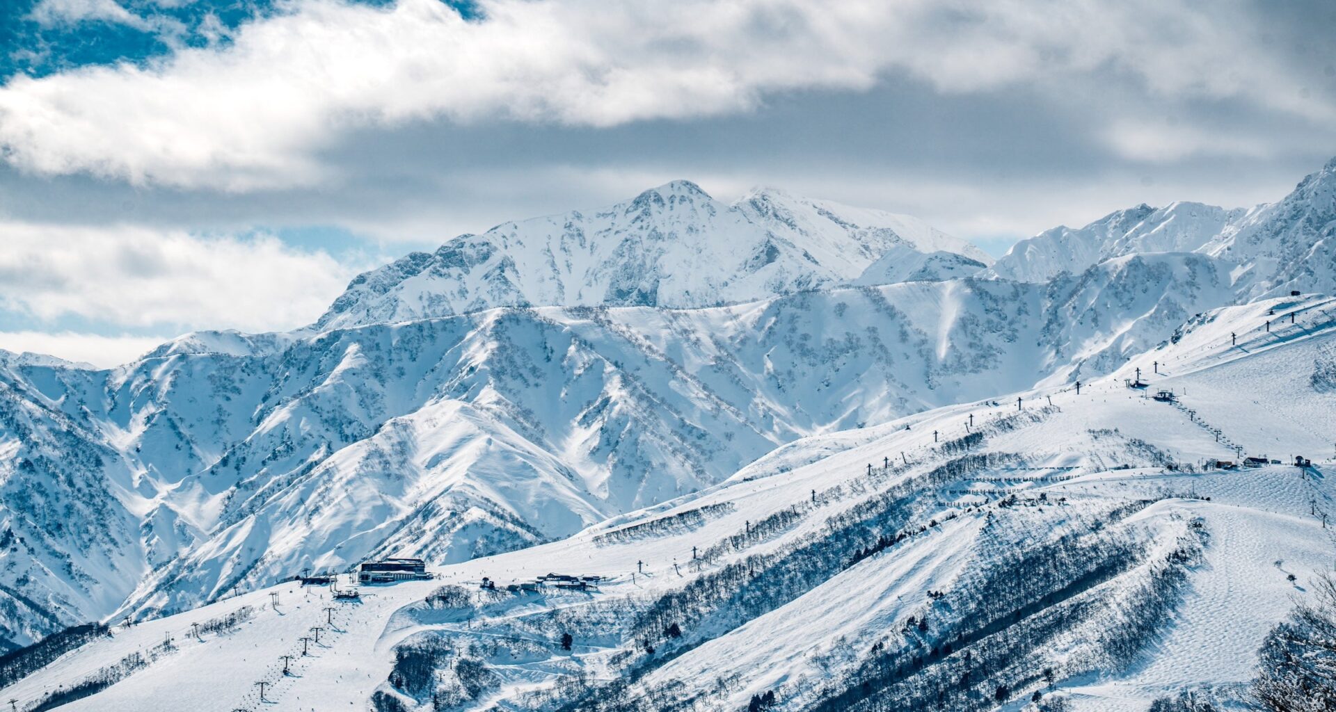Hakuba is a well-known snow sport area in the Japanese Alps