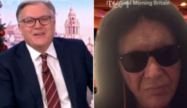 Gene Simmons fumes 'shut your piehole' on ITV GMB after being questioned about Donald Trump following passionate defence