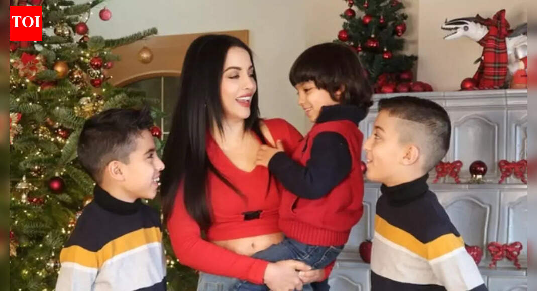 Celina Jaitly pens emotional note as she celebrates first Christmas without her children after filing domestic violence case against husband Peter Haag | Hindi Movie News