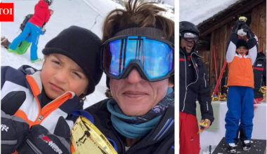 How Shah Rukh Khan and little AbRam treated the internet with their adorable snowy Swiss vacation in 2018-see pics |