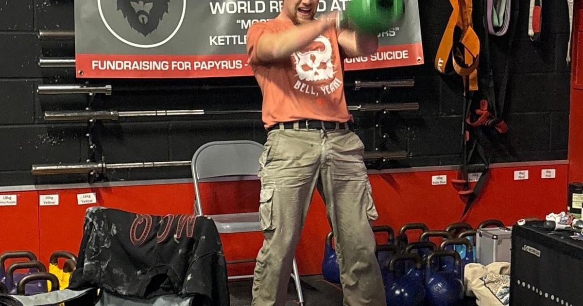 Kettlebell swing world record broken by Nantwich trainer