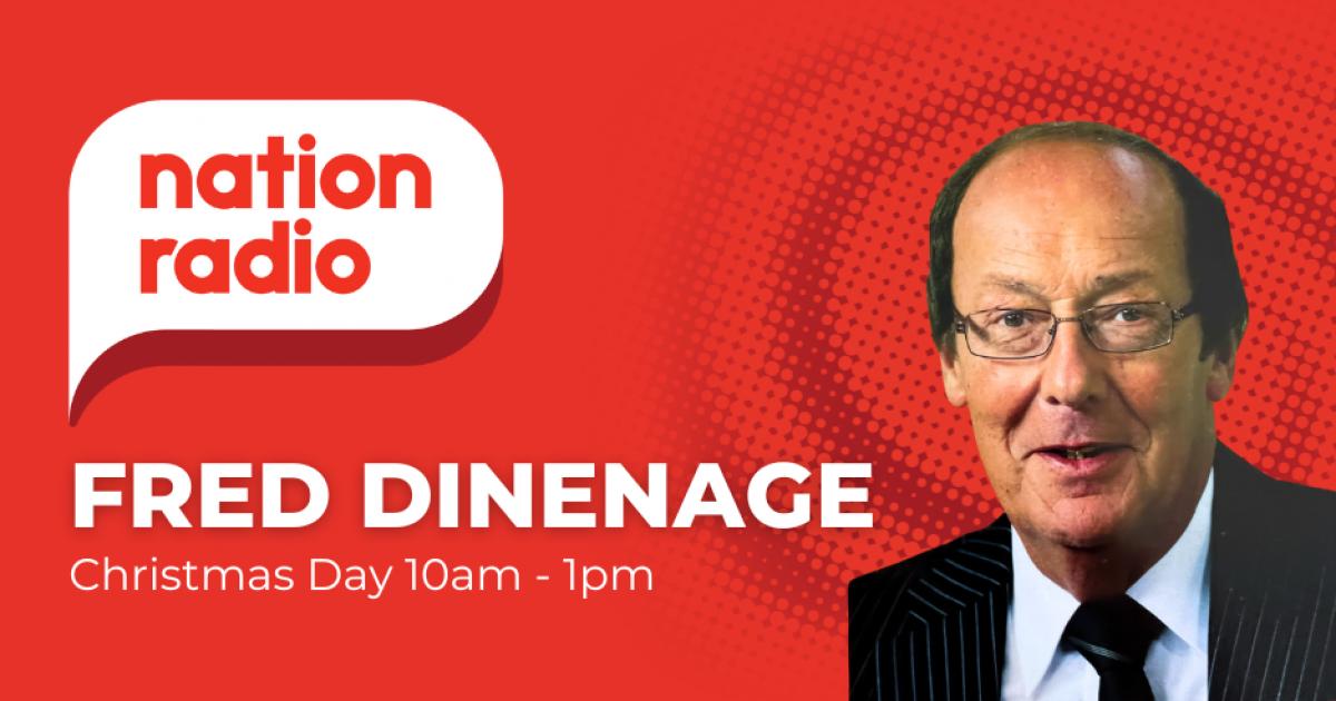 Fred Dinenage to join Nation Radio South on Christmas Day
