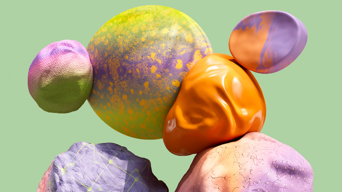 3D skills report; abstract 3D art