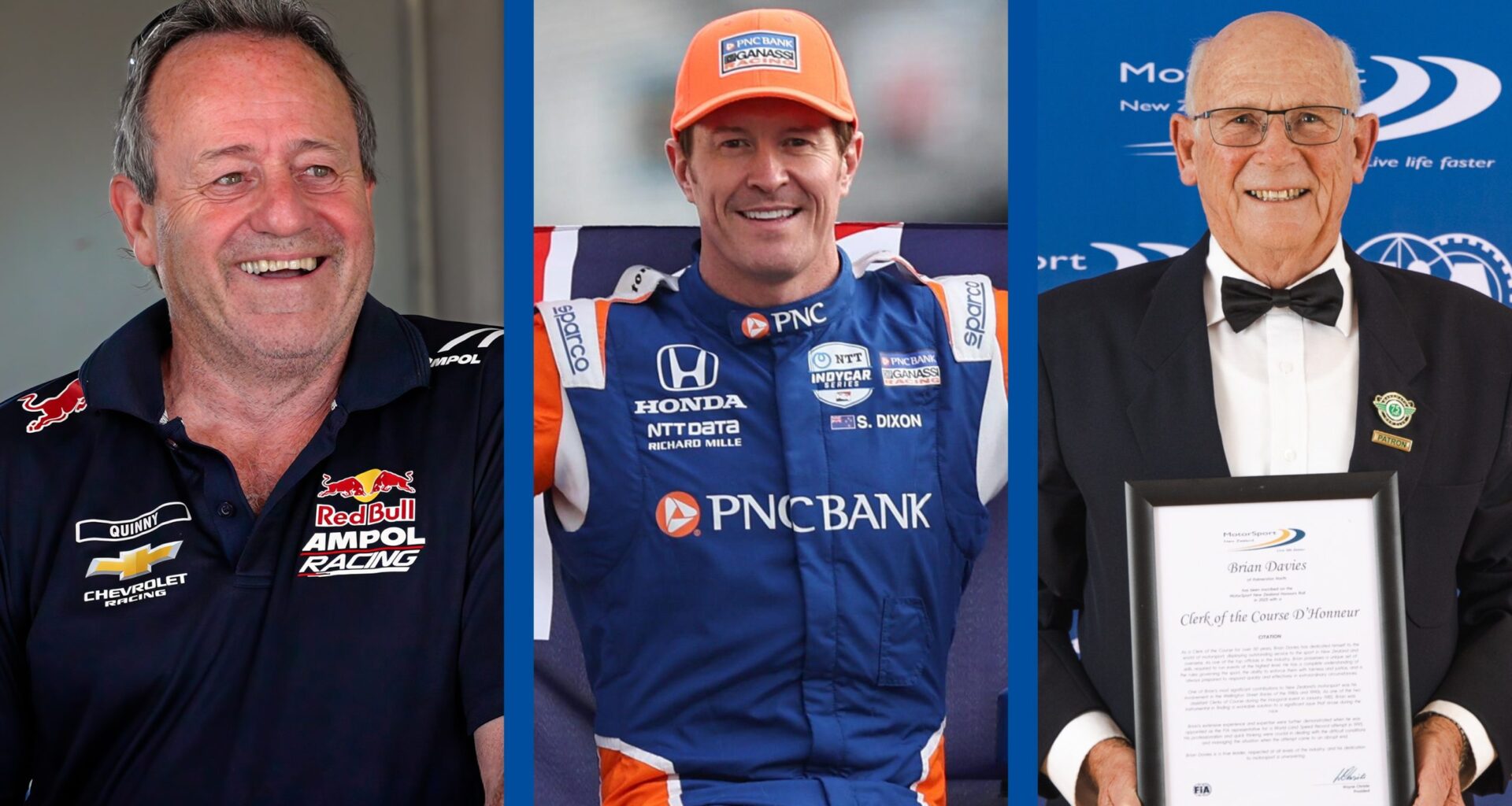 MotorSport New Zealand celebrates three motorsport leaders recognised in New Year Honours