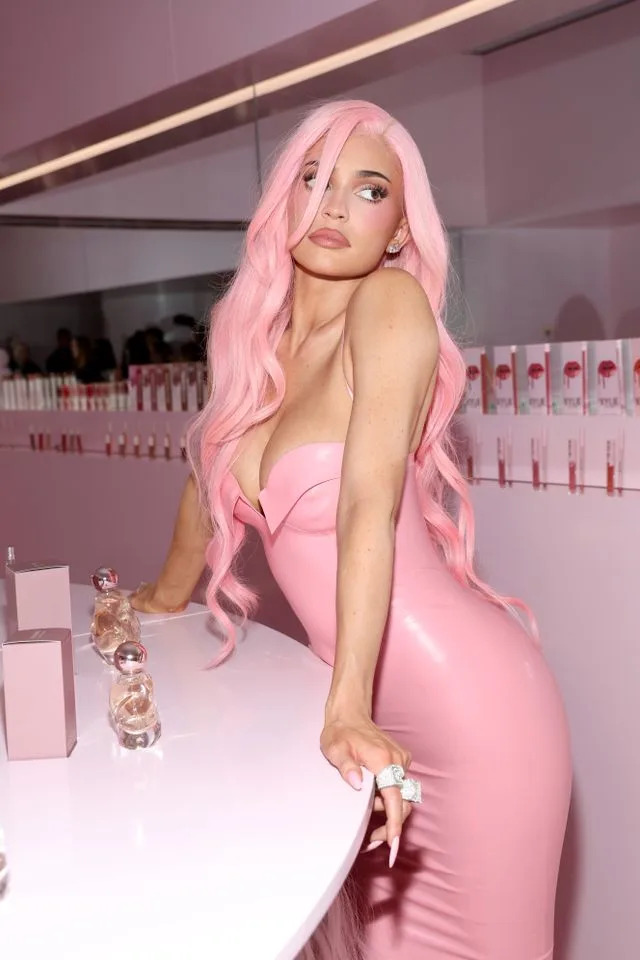 Getty Images Kylie Jenner attends Kylie Jenner's 10 Years of Kylie Cosmetics Celebration with Friends & Family on October 17