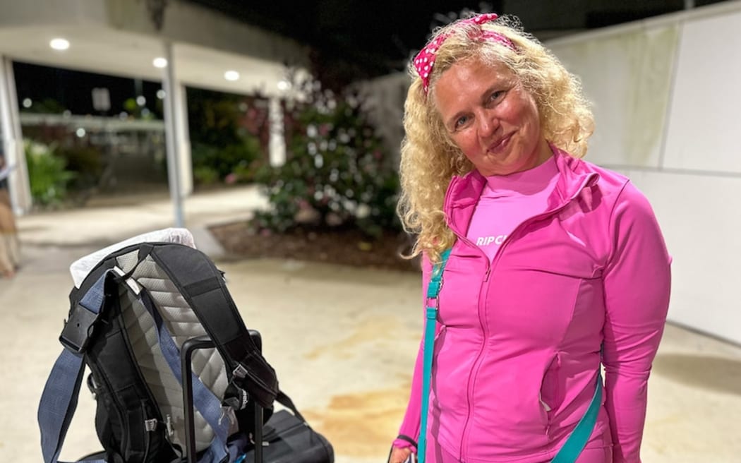 Regina Beliavskiene from Melbourne said she felt a jolt as the ship grounded on the reef off PNG.