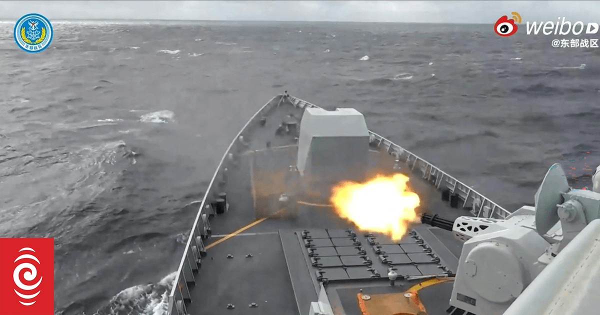 China encircles Taiwan in massive military display