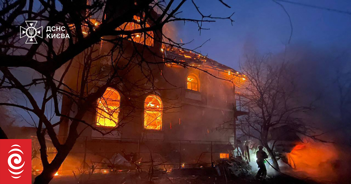 Russian barrage on Kyiv kills one leaves hundreds of thousands without power