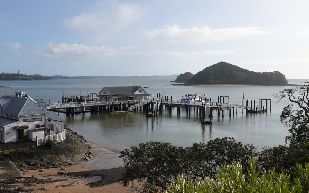 Paihia wharf.