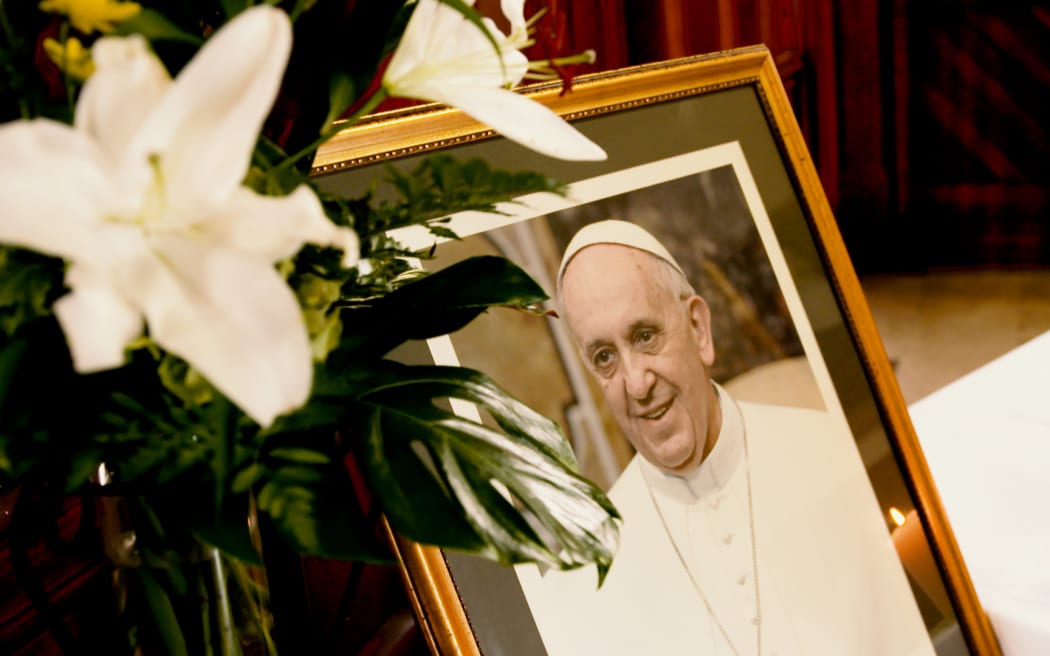 Pope Francis was mourned in Auckland on Tuesday.