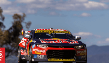 Liam Lawson tests out Australian Supercar