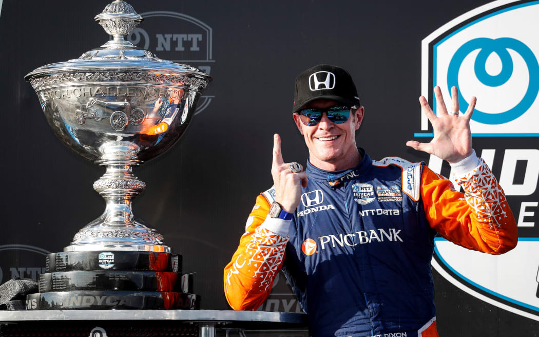 Scott Dixon after winning his sixth Indycars championship.