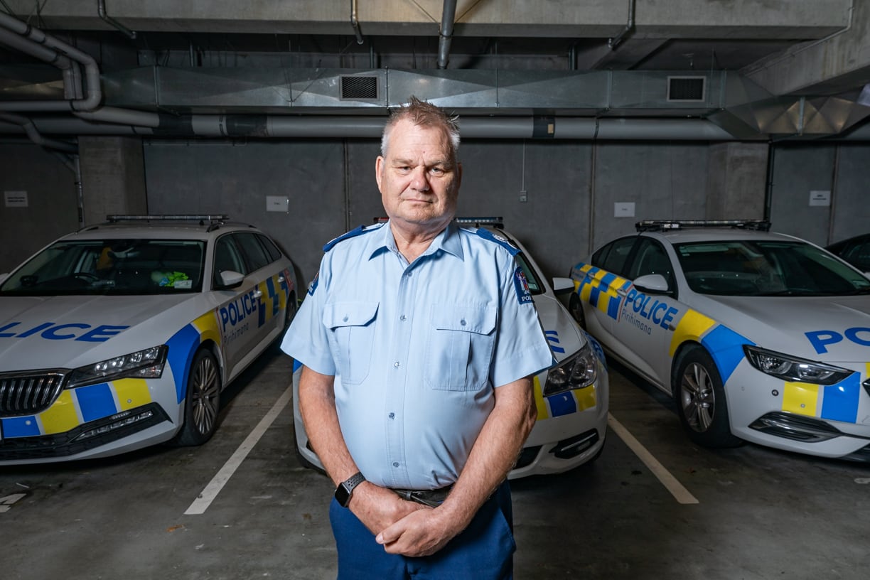 Senior Sergeant Wayne Hunter at Tauranga Police Station. Photo / Alex Cairns
