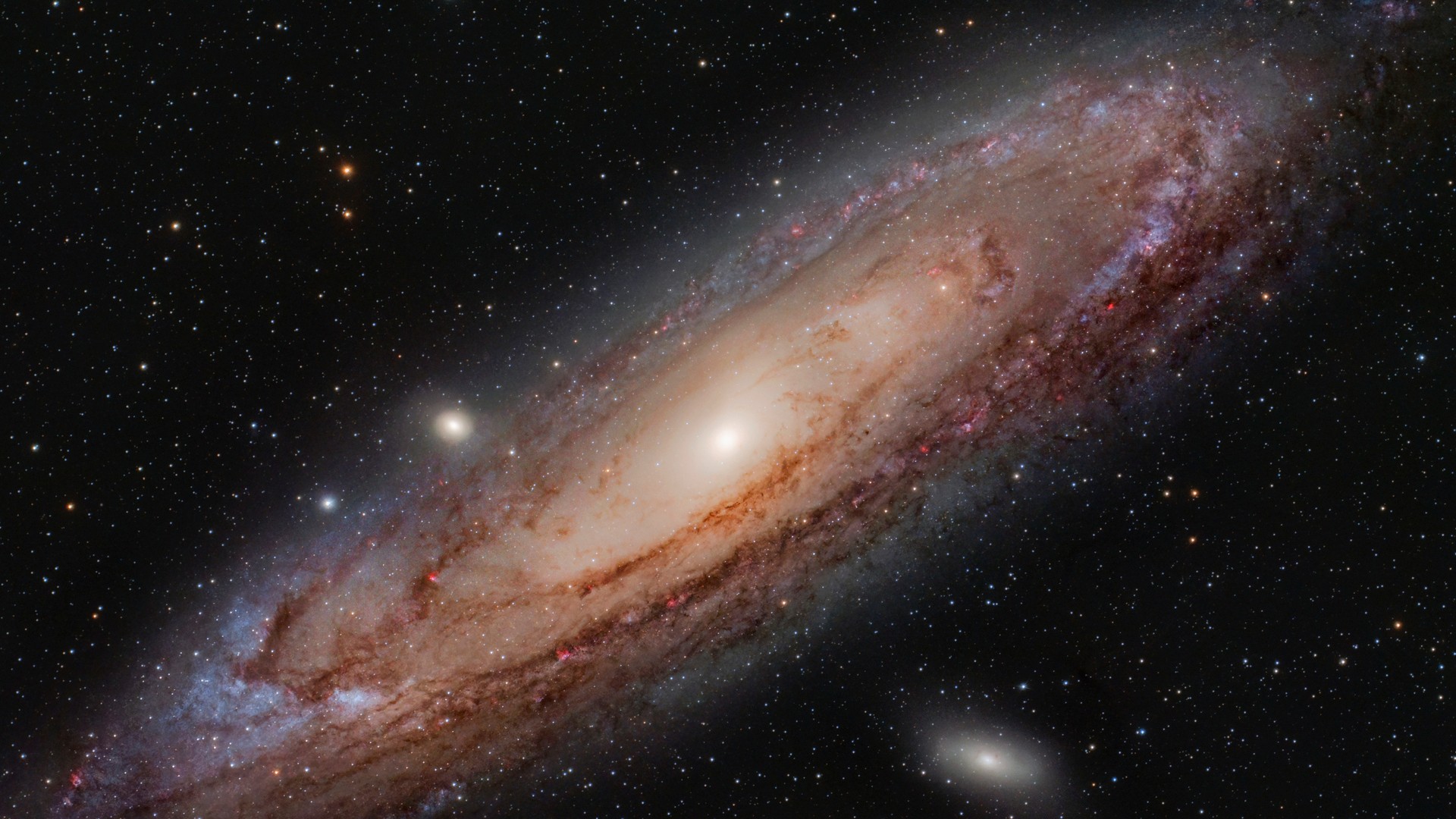 Long exposure of Andromeda Galaxy