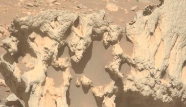 Mysterious Phippsaksla rock formation on Mars